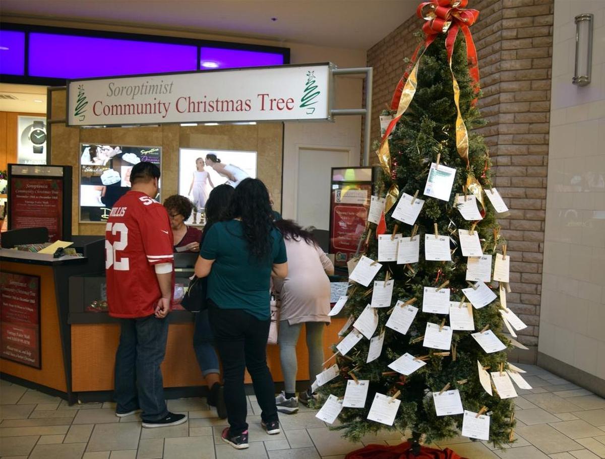 The Soroptimist Community Christmas Tree will open at Vintage Faire Mall in Modesto on Nov. 28.