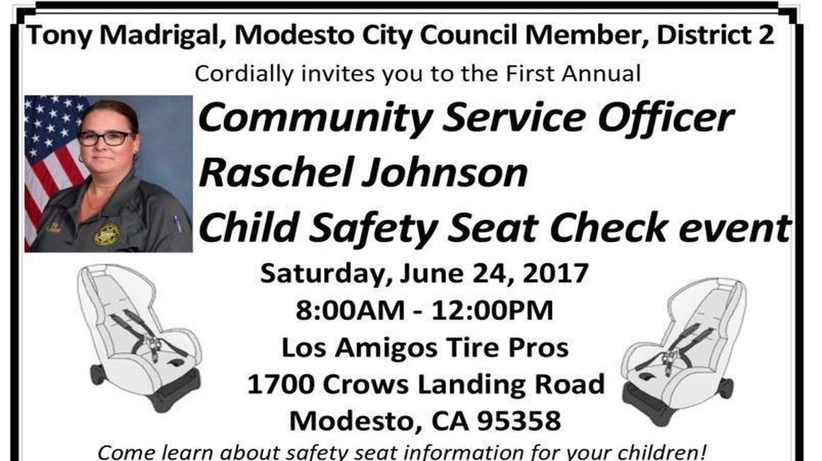 Tony Madrigal’s flier promoting the event includes Raschel Johnson’s photo.