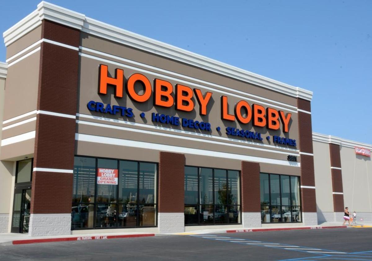 The Hobby Lobby in Turlock off Monte Vista Avenue and Countryside Drive