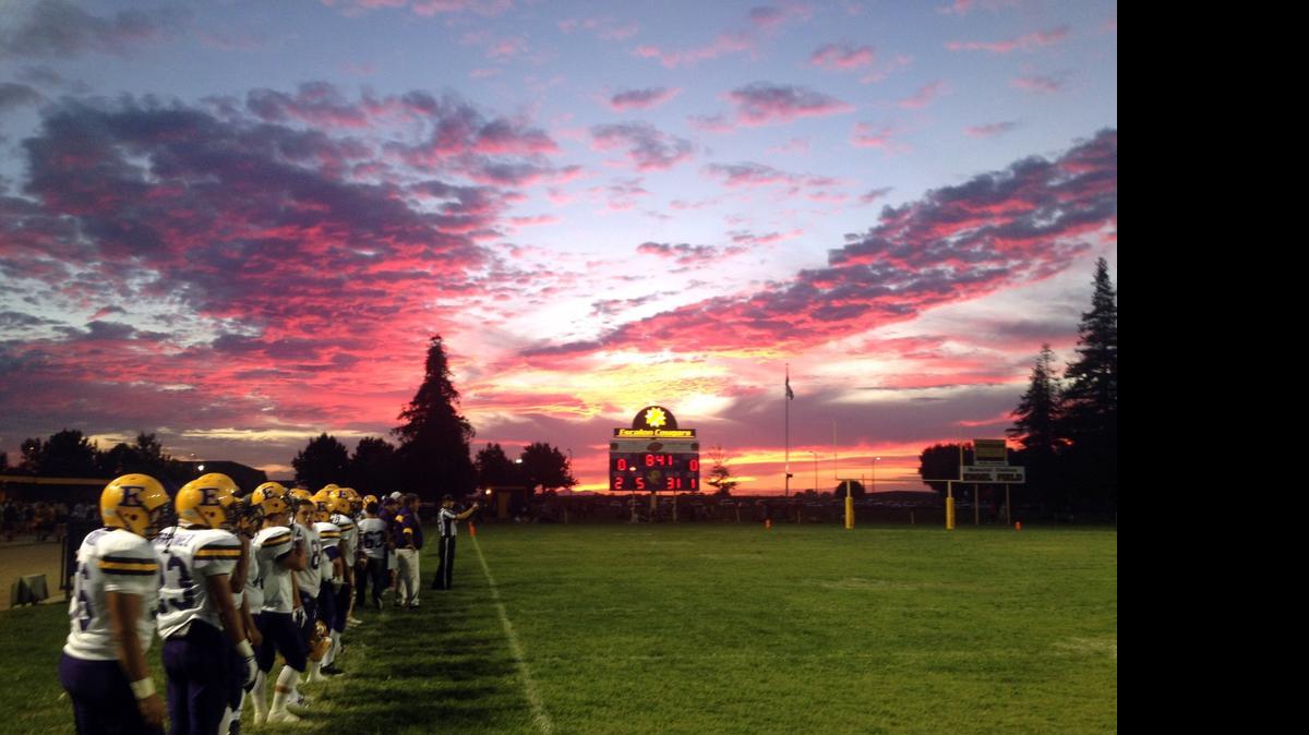 
Escalon ranked 37th in a ranking of “best towns to raise a family in California” by Niche.com. The Escalon High football team is ready to take the field at sunset at the school’s Lloyd Engel Field in late August.
