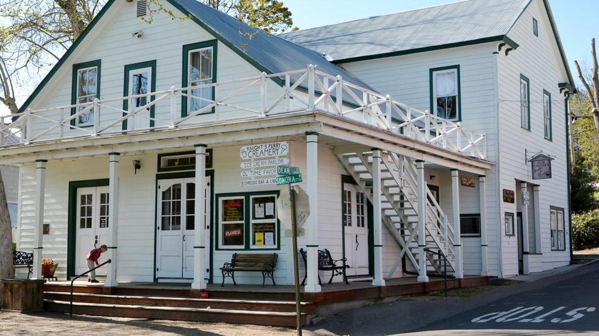 The post office in Knights Ferry was closed this week because of the passing of the contractor in charge. It is housed in Miller’s Hall on Main Street, where it shares the space with a museum, book exchange, gift shop and and Knights Ferry Creamery.