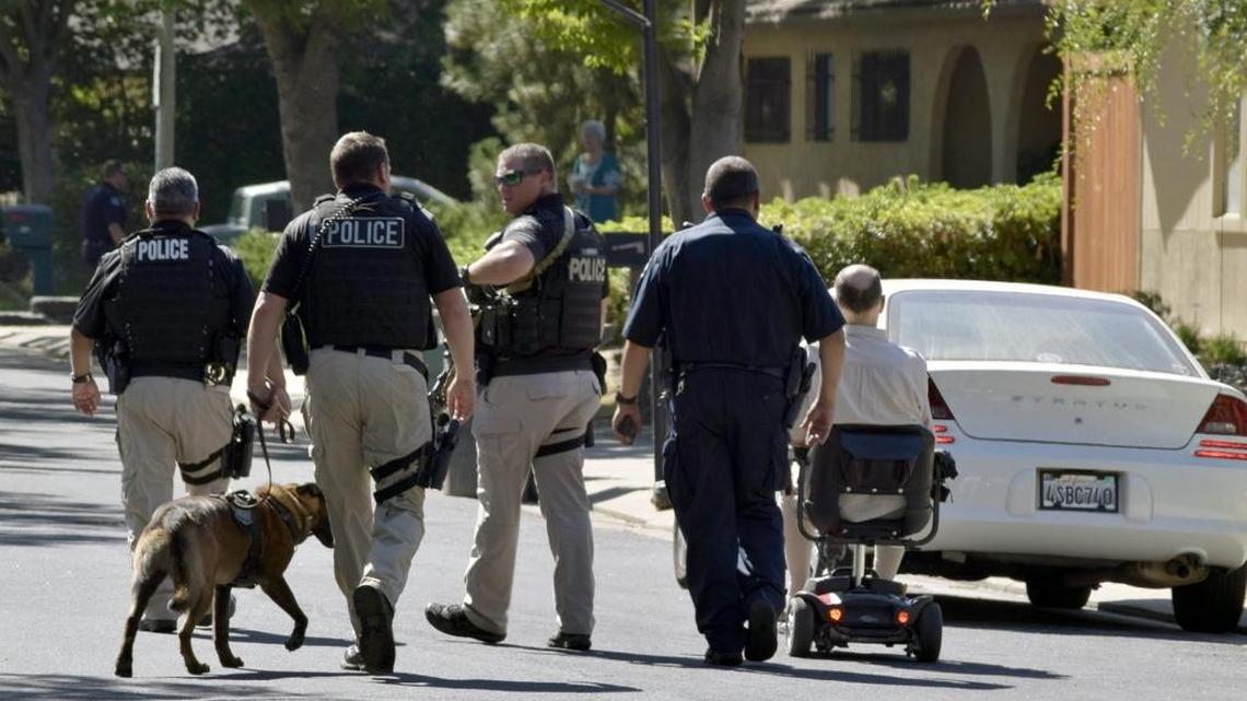 Modesto police arrested three males Aug. 9 on suspicion of an attempted carjacking on Dorado Lane in north Modesto. Two were caught right away, running from the scene. The third was found hiding in bushes when police were escorting a resident home.