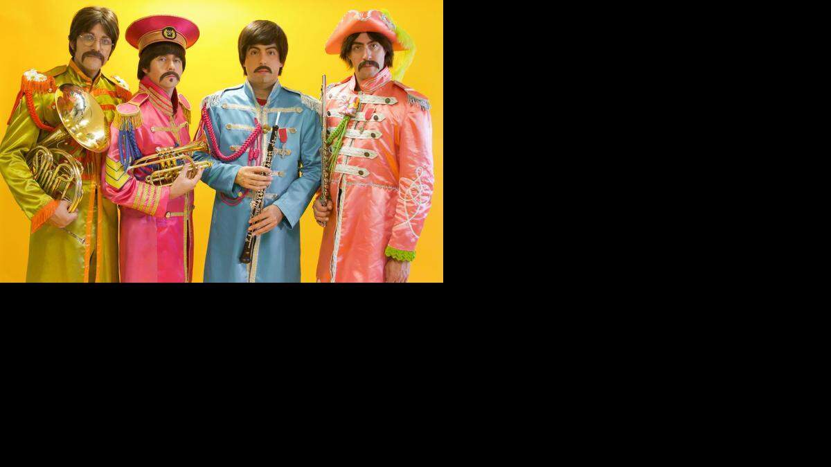
“In My Life – A Musical Theatre Tribute to The Beatles” stars, from left, Nate Bott as John Lennon, Axel Clarke as Ringo Starr, Chris Paul Overall as Paul McCartney and Jesse Wilder as George Harrison.
