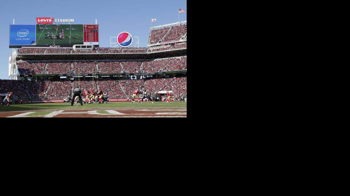 
The Foster Farms Bowl will be played in Santa Clara at Levi’s Stadium, seen here during an NFL game between the San Francisco 49ers and the St. Louis Rams on Nov. 2.
