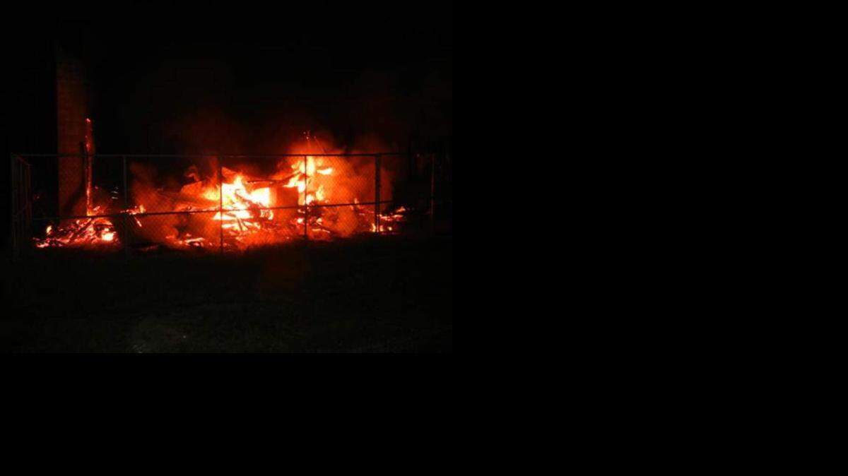 
Firefighters from Ceres and Modesto battled a blaze at a barn on Blaker Road in Ceres Saturday. Feb. 21, 2015
