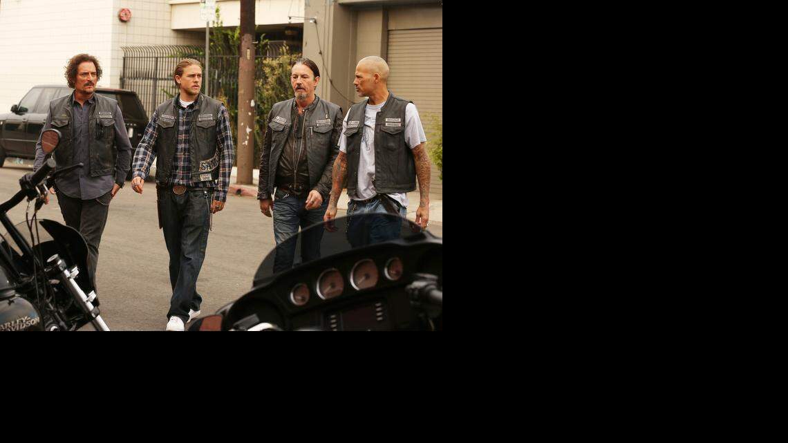 
2008-2014: "Sons of Anarchy," series; FX crime drama about an outlaw motorcycle club is set in the fictitious Central Valley town of Charming but makes reference to happenings in Modesto throughout its run.
