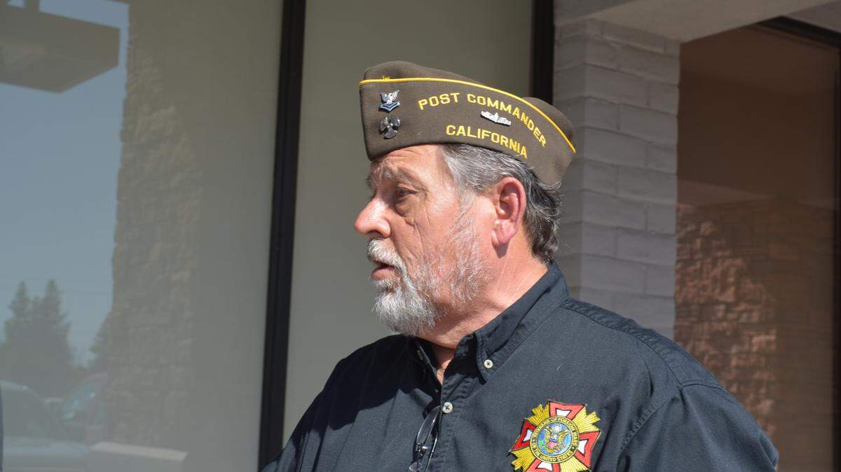 Vietnam veteran Lyle Ducheneaux talks about newly expanded VA coverage for Agent Orange exposure in Modesto on Monday, March 29, 2021.