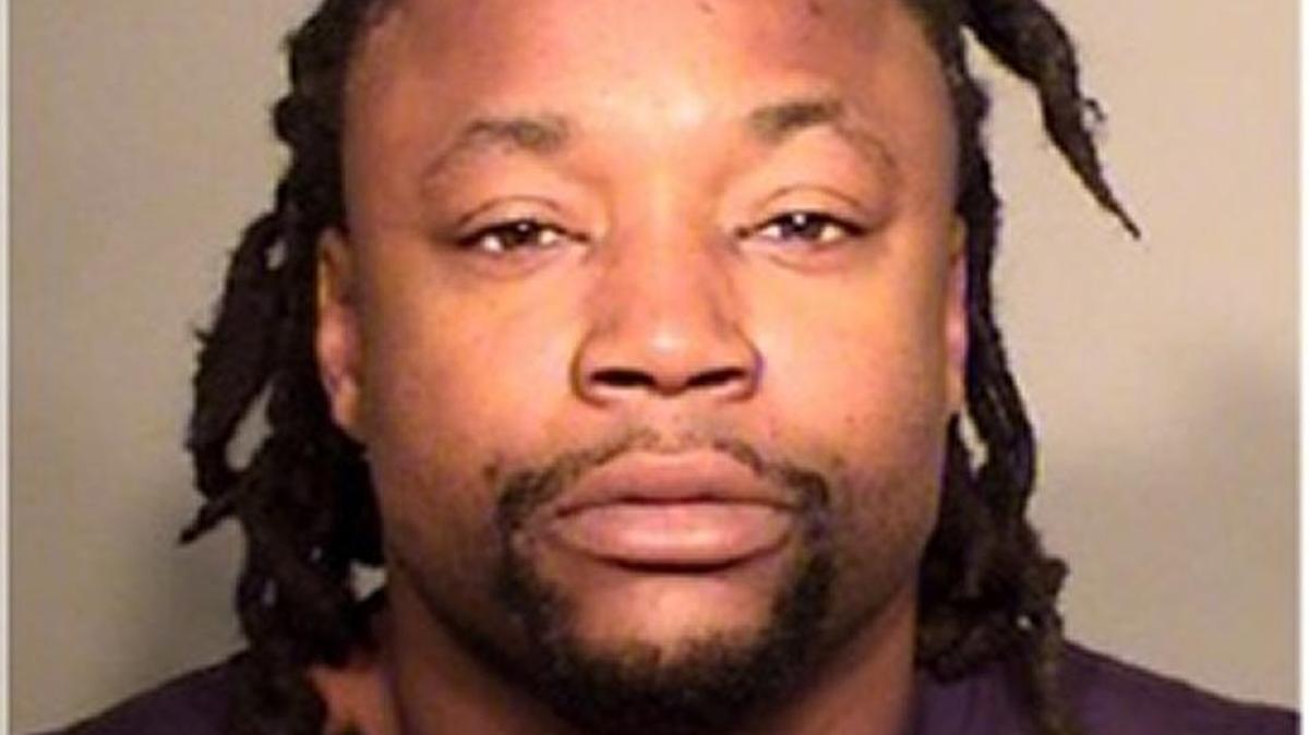 Derell Smith, pictured in December 2015, is being sought by Modesto police on suspicion of attempted murder and other crimes.