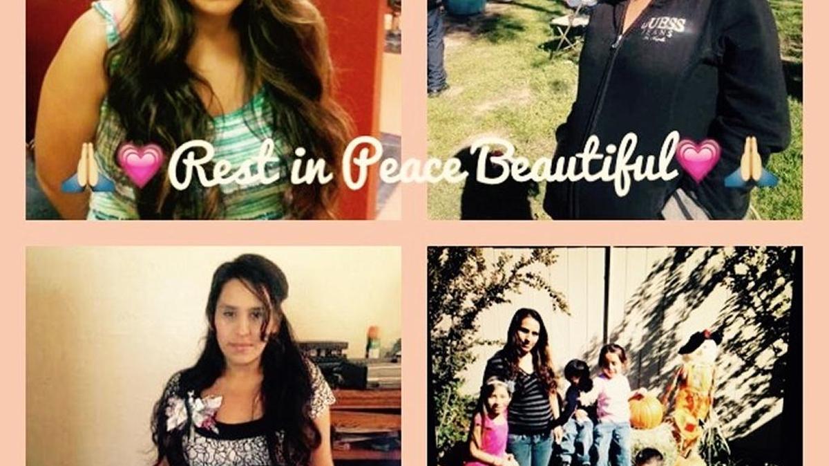 Photos of south Modesto homicide victim Sylvia Chavarria gathered by family members.