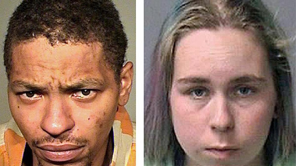 Marcel Lee Goff, left, and Kelly Ann West were arreested on suspicion of child abuse by Modesto police on Wednesday, May 18, 2017.
