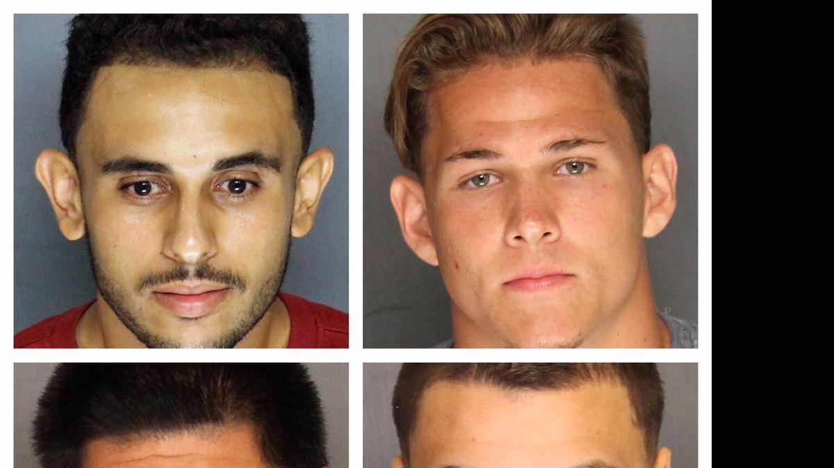 
 From top left and clockwise, Yousef Foadmohssen Elsumari, 19, Christian Jeffrey Hudec, 19, Felix Alberto Reyes, 18, and Elijah Lee Wethington, 18, all of Modesto, were sentenced in San Joaquin County Superior Court for their role in an attempted robbery at Ripon Market in Ripon, Calif., in 2014. 

