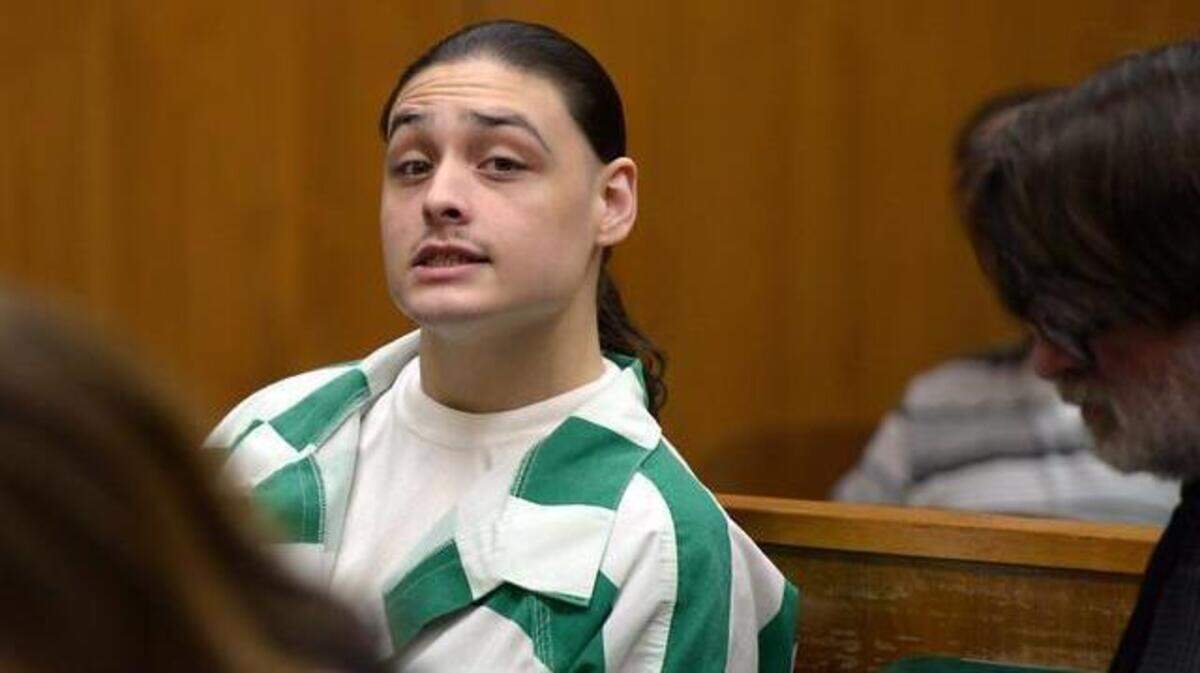 FILE PHOTO — Turlock Diaz reacts to his sentencing in March 2015, at the Stanislaus Superior Courthouse in Modesto.