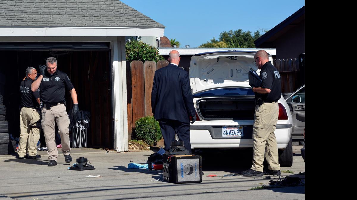 
Modesto police investigate a suspicious death in the 3100 block of Coffee Road on Tuesday in Modesto.

