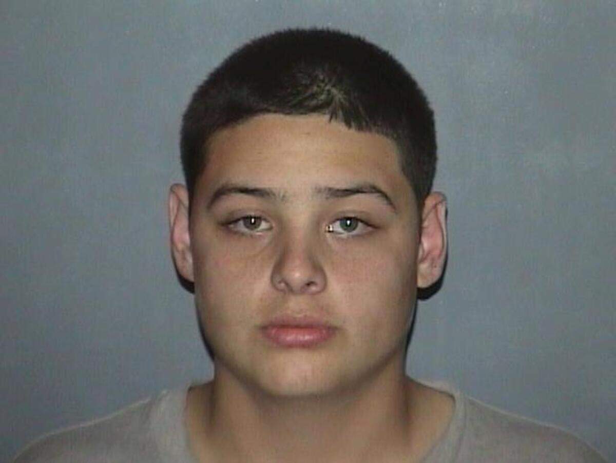 Turlock Diaz at age 14 when he was arrested in the shooting death of Chaz Bettencourt, 21, on Aug. 5, 2010, in Riverbank.