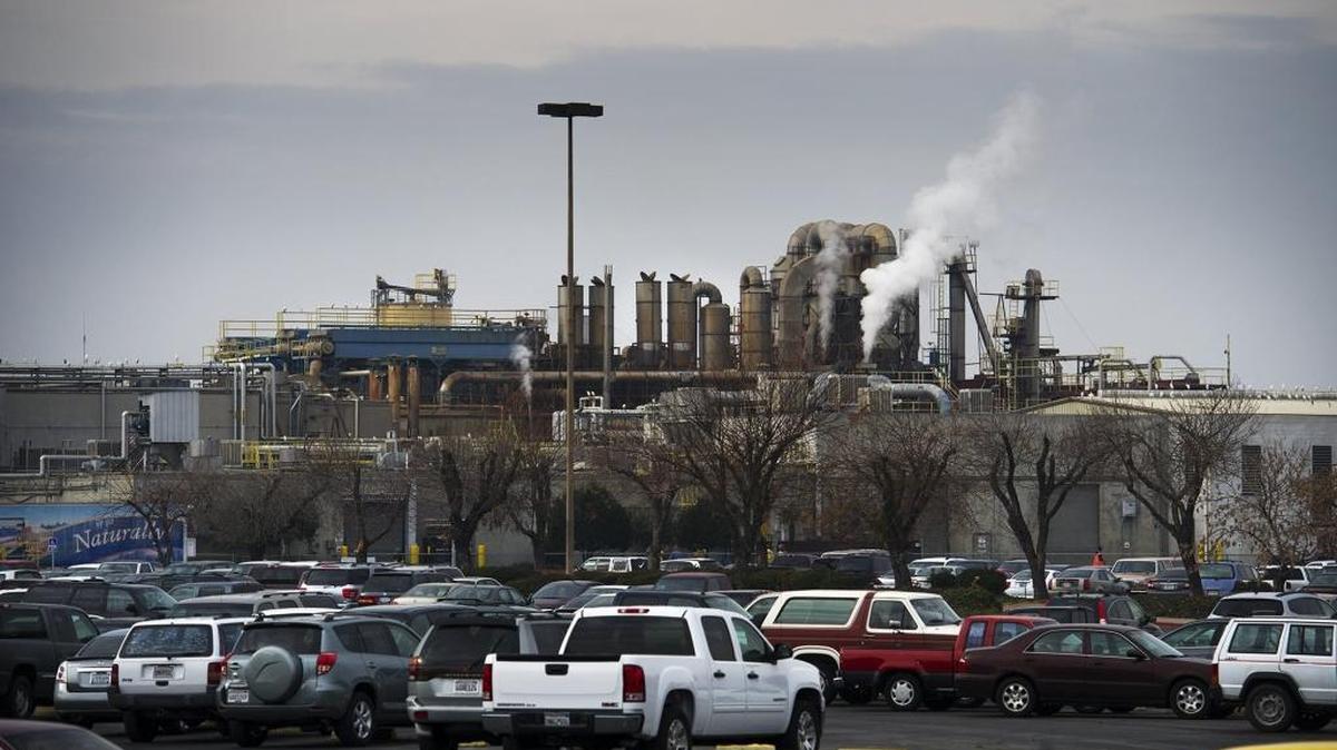 Foster Farms chicken production facility in Livingston in 2014.