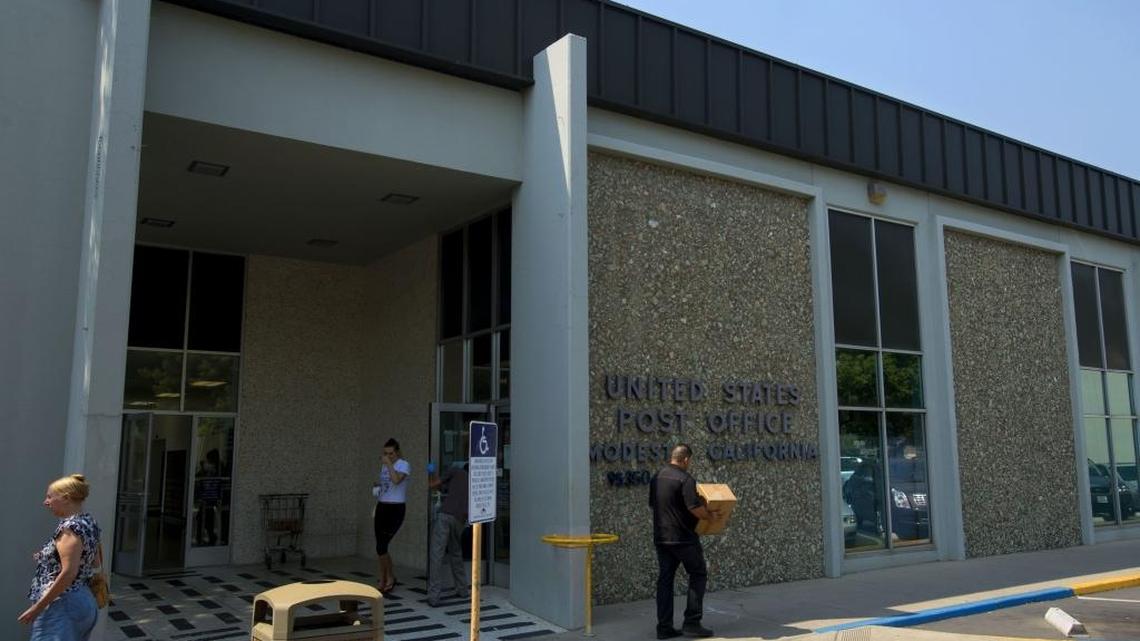 The post office on Kearney Avenue in Modesto has been the victim of mail theft, too. Boxes at the Sylvan and Kearney avenue post offices have been removed because they were broken into, the Modesto postmaster says.