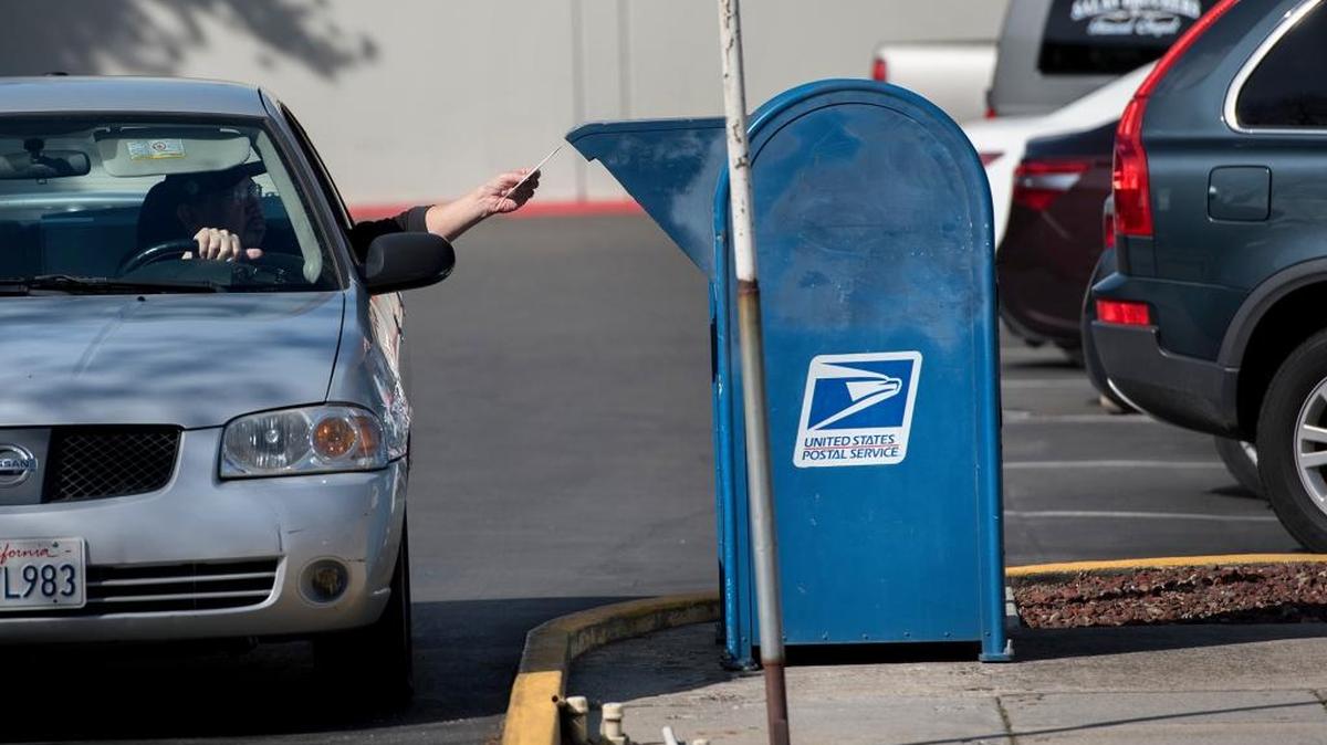 Modesto’s postmaster normally is stationed at the Kearney Avenue Post Office, shown here in 2016.