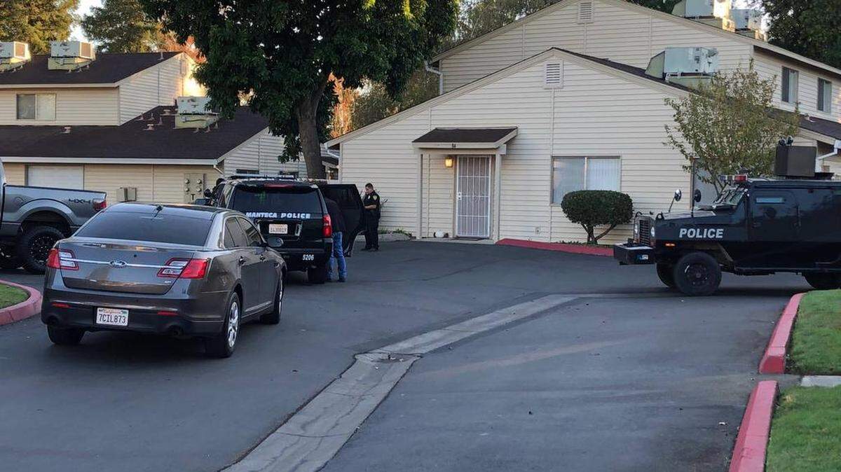 A 35-year-old man was taken into custody Sunday in the shooting of another man inside an apartment on North Union Road.