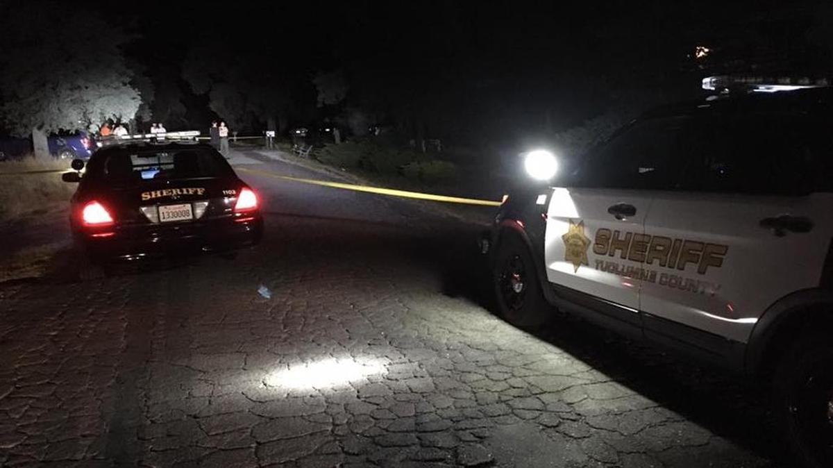 Tuolumne County sheriff’s deputies investigating Saturday night (July 8, 2017) shooting at home on Caylor Drive in Soulsbyville, California.