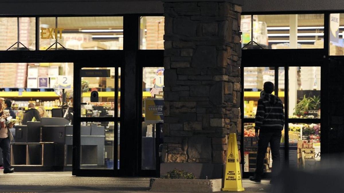 During a minor decoy operation in February in Clovis, a juvenile enters a grocery store to attempt to buy alcohol Calif.