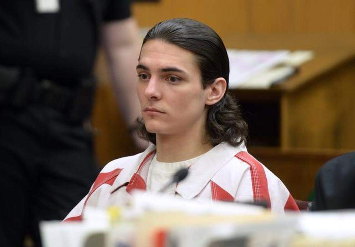Daniel Pantoja is pictured at his sentencing Monday morning at the Stanislaus Superior Courthouse in Modesto. Turlock Diaz and Pantoja were found guilty of murder in a Riverbank shooting in which 21-year-old Chaz Bettencourt was killed during a 2010 botched robbery outside a convenience store.