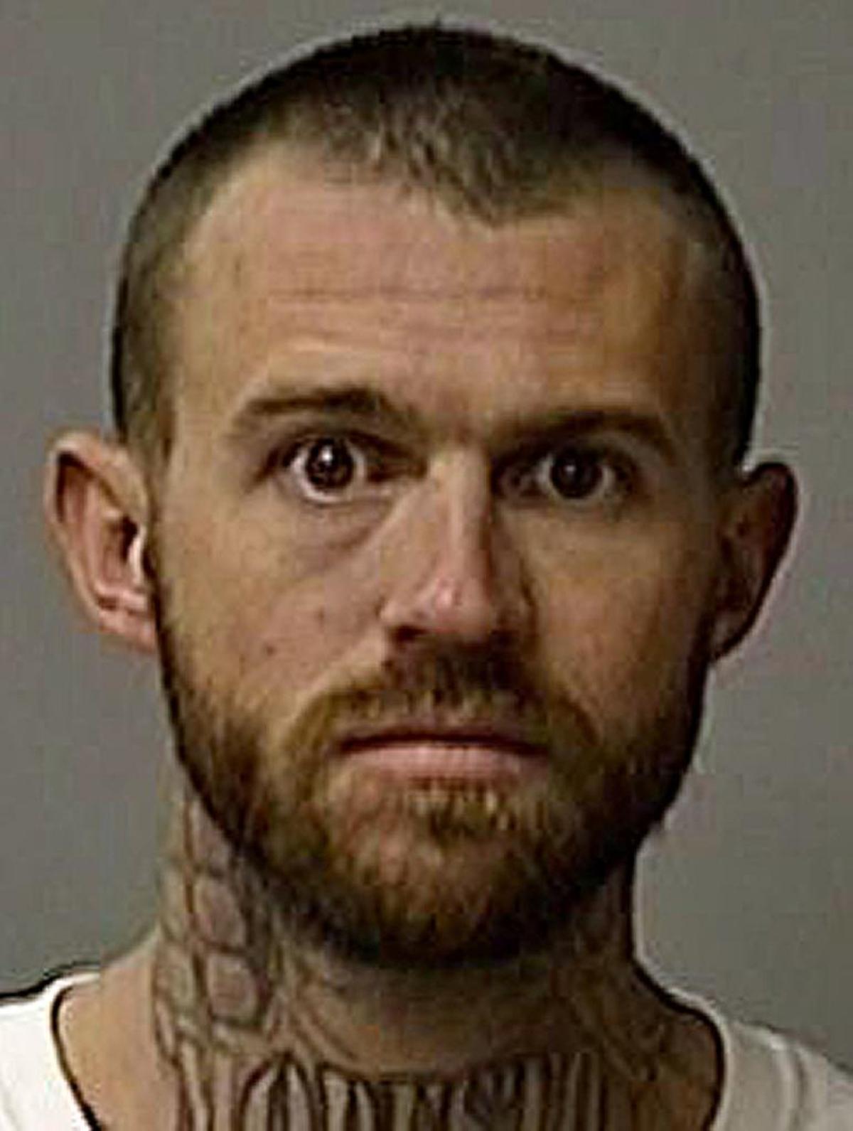 Luke Martin Lahman, 30, transient, arrested on Dec. 4, 2017, by the Modesto Police Department