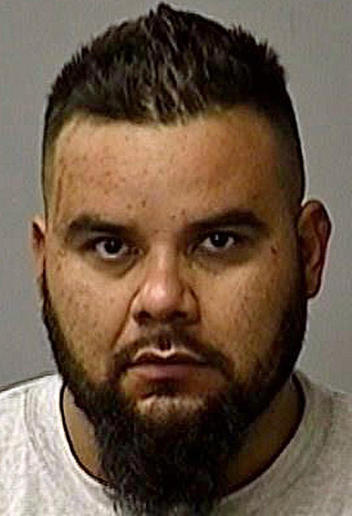 Claudio Arturo Barron, 33, of Modesto, arrested on Nov. 27, 2017, by the Stanislaus County Auto Theft Task Force