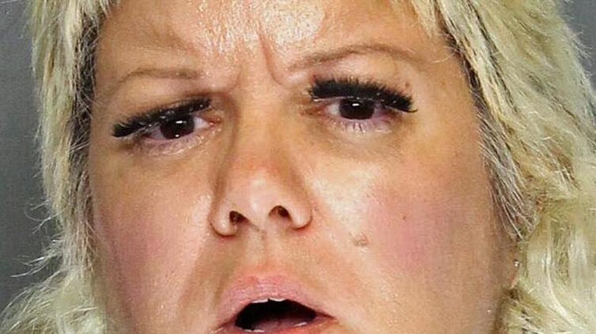 Karen Marie Escobar, 50, of Hayward, was arrested on Tuesday, Jan. 19, 2016, was arrested on suspicion of threatening school employees at Ripona Elementary School in Ripon, Calif.