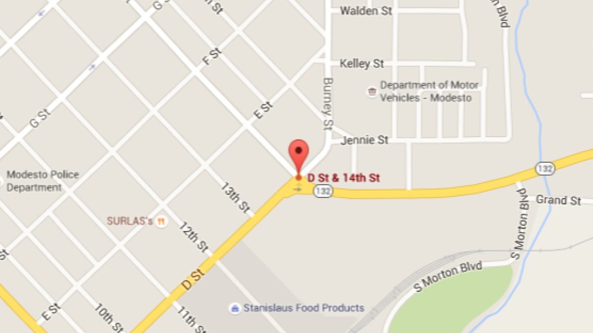 Site of shooting in Modesto, Calif., on Wednesday, Dec. 9, 2015.