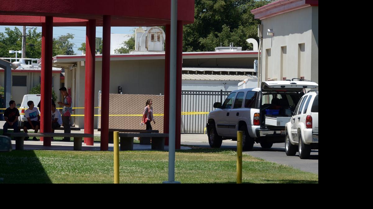 
Police tape is up at Oakdale high school following an incident Monday (06-08-15) just after 9am in a bathroom on campus. The incident resulted in one student being transported by ambulance to an area hospital. The school was locked down (shelter in place) for two hours.
