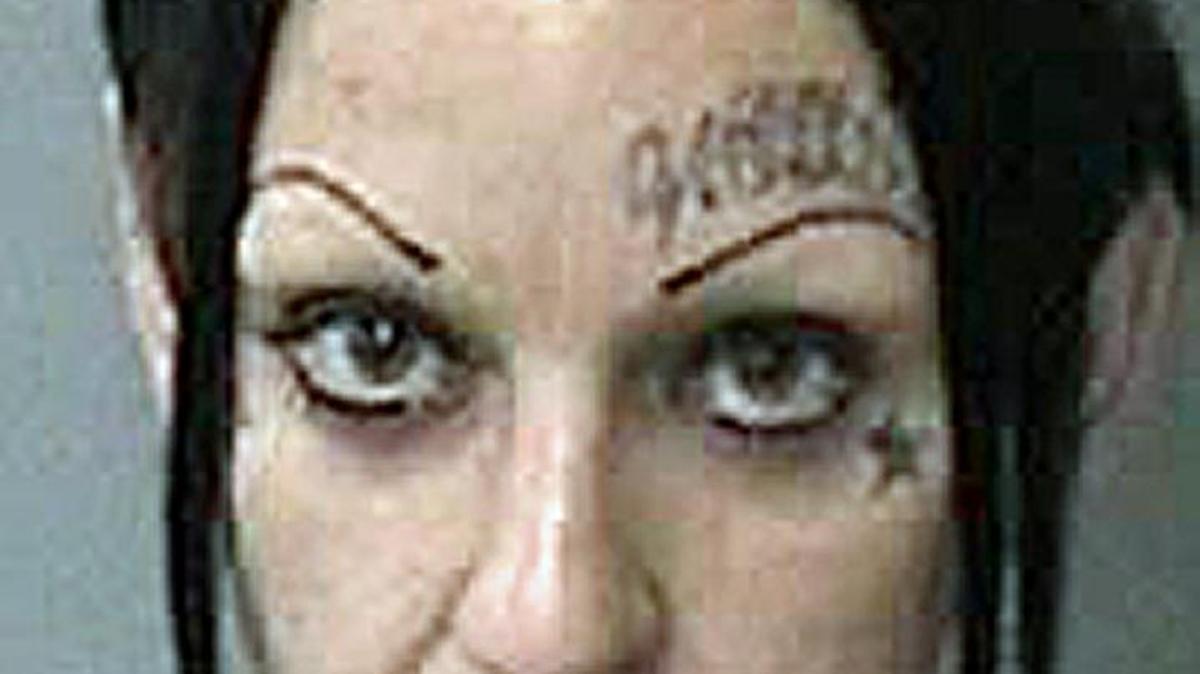 Amber Nicole McMahan, 32, of Modesto, arrested on May 9, 2017, by the California Highway Patrol