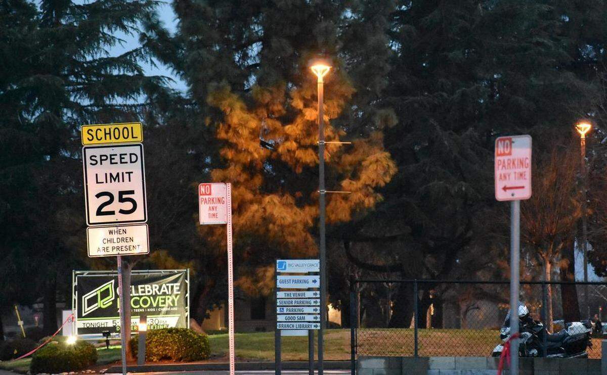 A hit-and-run crash killed a pedestrian who was in the roadway in front of Big Valley Grace Community Church before 5 a.m. Wednesday, Jan. 10, 2018.