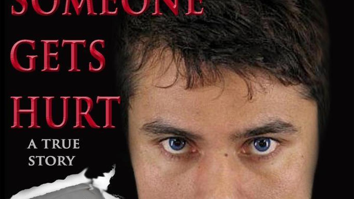 Kaushal Niroula is seen on the cover of the true-crime book “Until Someone Gets Hurt.”