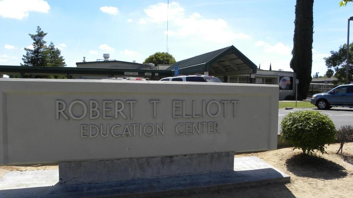 Elliott continuation and alternative high school on Sunrise Avenue in Modesto, Calif.