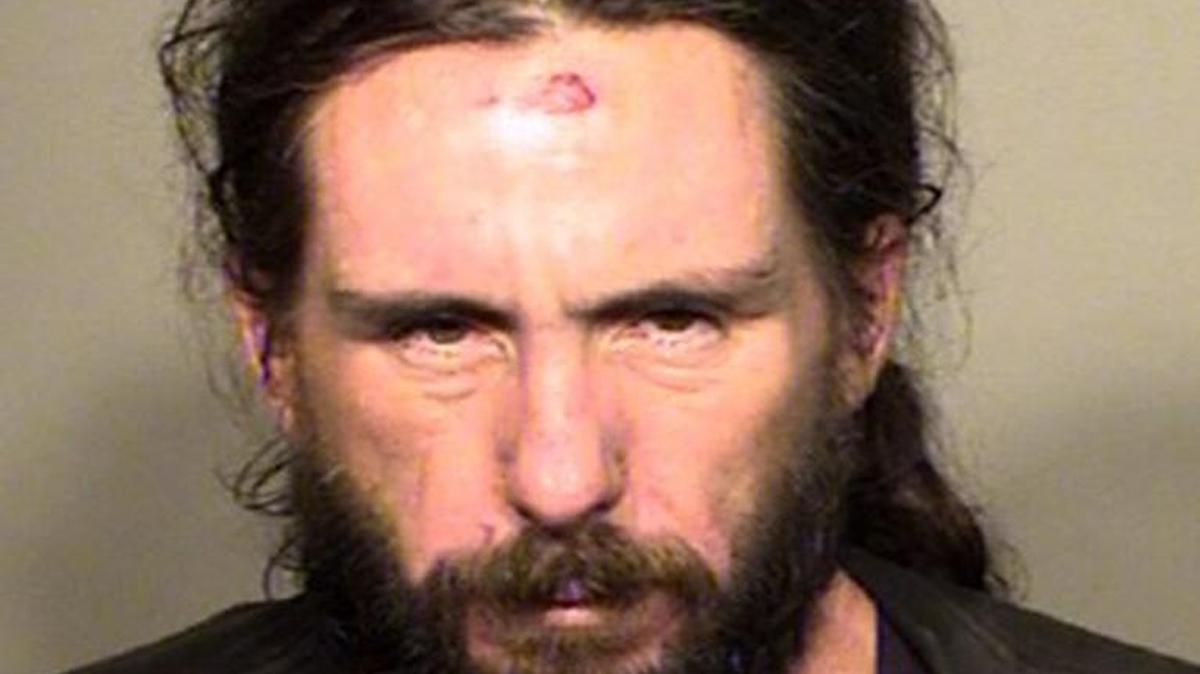 
Justin Osgood, 41, was arrested on suspicion of robbery, conspiracy and providing false identification to a peace officer on Thursday, July 30, 2015.
