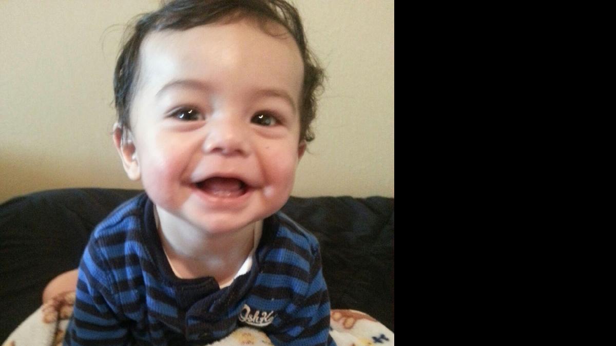 
Maddix Ramsour, 9 months old, suffered major blunt-force injuries March 5 at his home in Gustine. 
