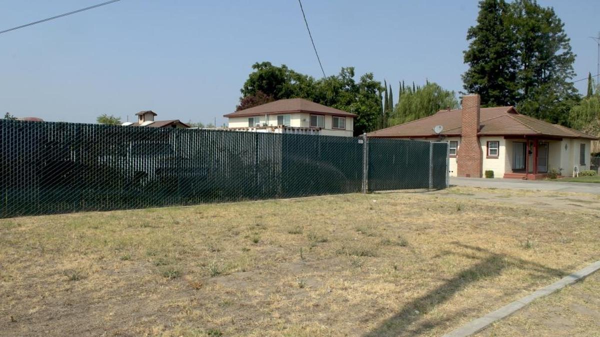 Property owned by Frank Carson on Ninth Street in Turlock, seen in August.