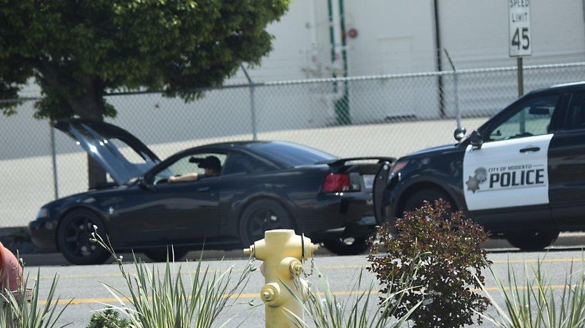 Modesto Police Department, California Highway Patrol officers and Stanislaus County sheriff’s deputies spent five hours Sunday, May 22, 2016, thwarting a planned street-racing event just east of Modesto that was expected to draw up to several hundred vehicles. Ninety citations were issued.