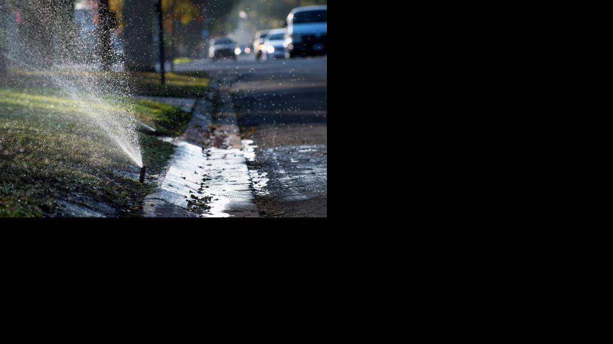 
Residential water use on Miller Avenue in Modesto on Thursday.

