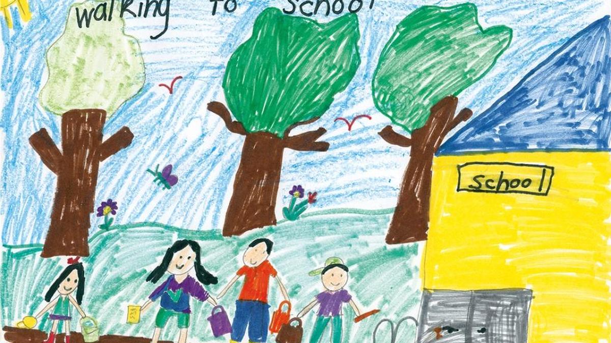 Art by Turlock student Althea Mumford for the San Joaquin Valley Air Pollution Control District’s 2016 Healthy Air Living calendar.