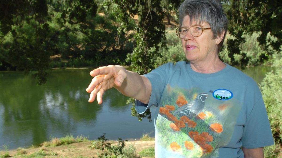 Retired Modesto Junior College biology professor Lynn Hansen volunteers during a Tuolumne River Trust activity in 2009.