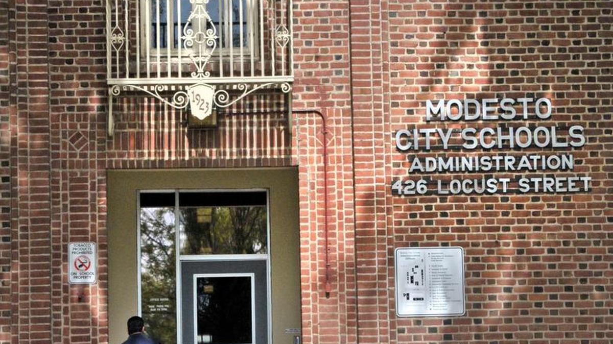 
Modesto City Schools administration building at 426 Locust St.
