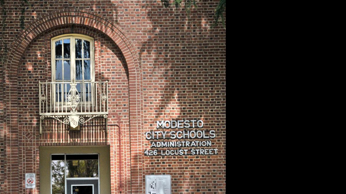 
The Modesto City Schools administration building on Locust Street.


