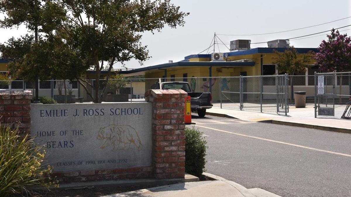 Emilie J. Ross Middle School in Hughson, Calif., is pictured on Aug. 19, 2016.