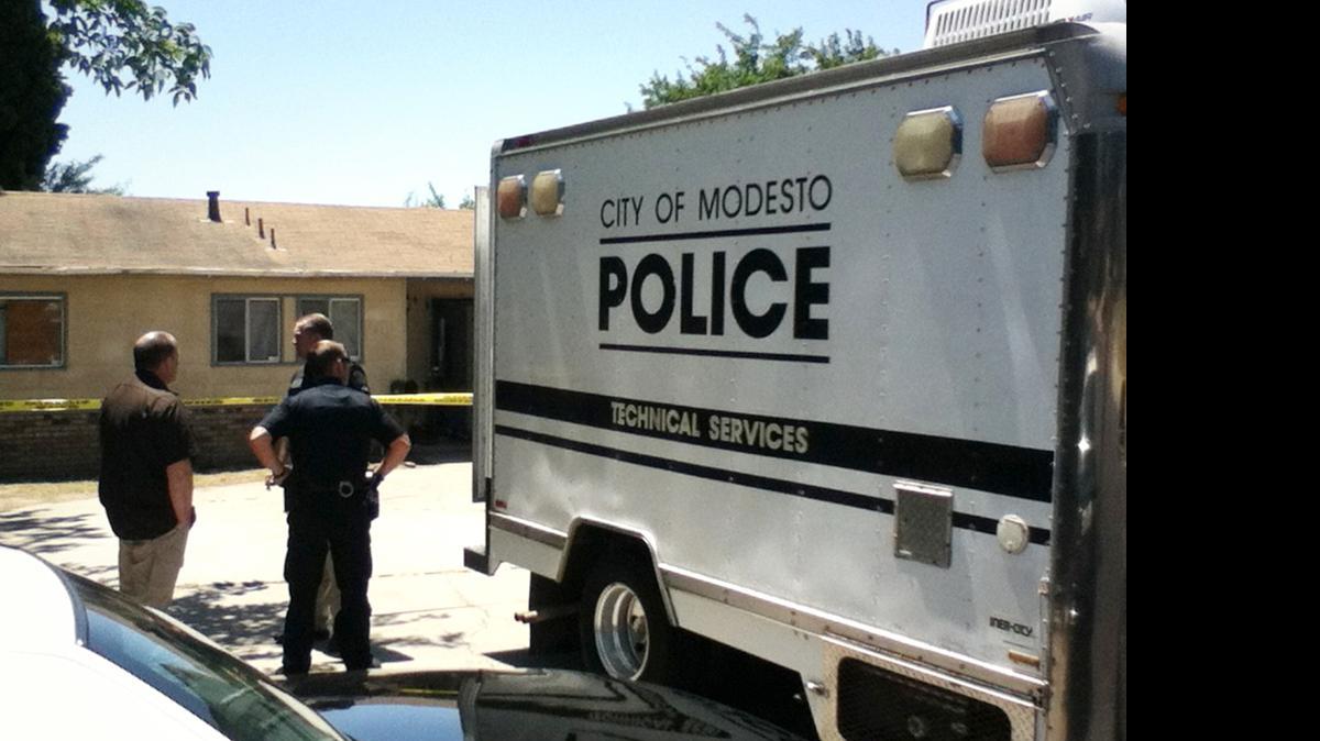 
Detectives investigate a suspected homicide that occurred early Sunday in the 1300 block of Clevenger Drive in northwest Modesto.
