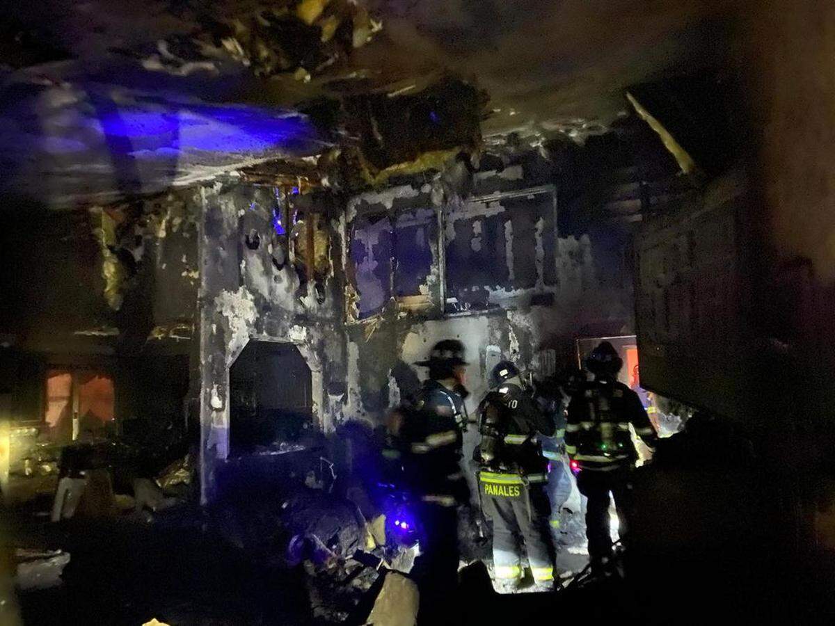 One person died in a house fire early Saturday, April 16, 2022 in southwest Modesto, Calif. authorities said.