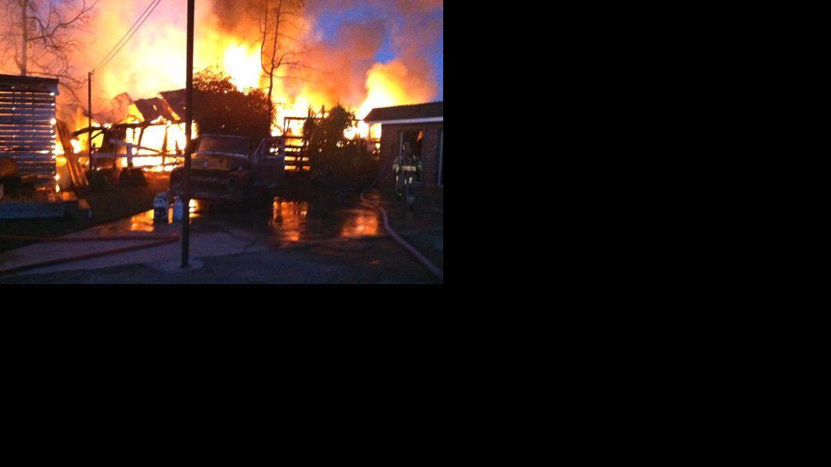 
Three horses died in a barn fire on McReynolds Avenue in east Modesto on Friday.
