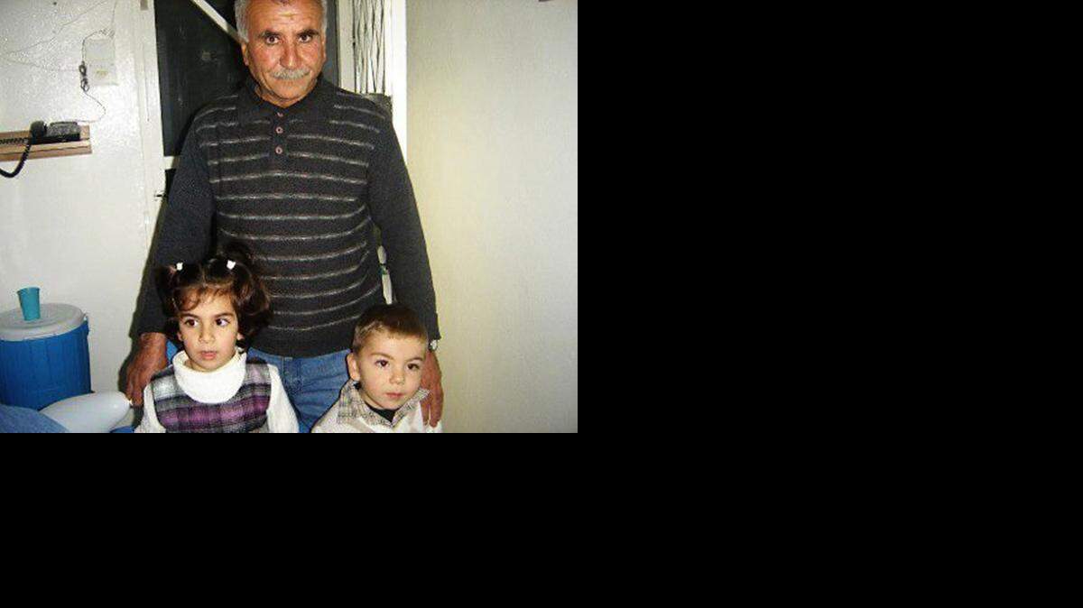 
Hanna Amo with his grandchildren Angie and Hanna Jr., now ages 12 and 9
