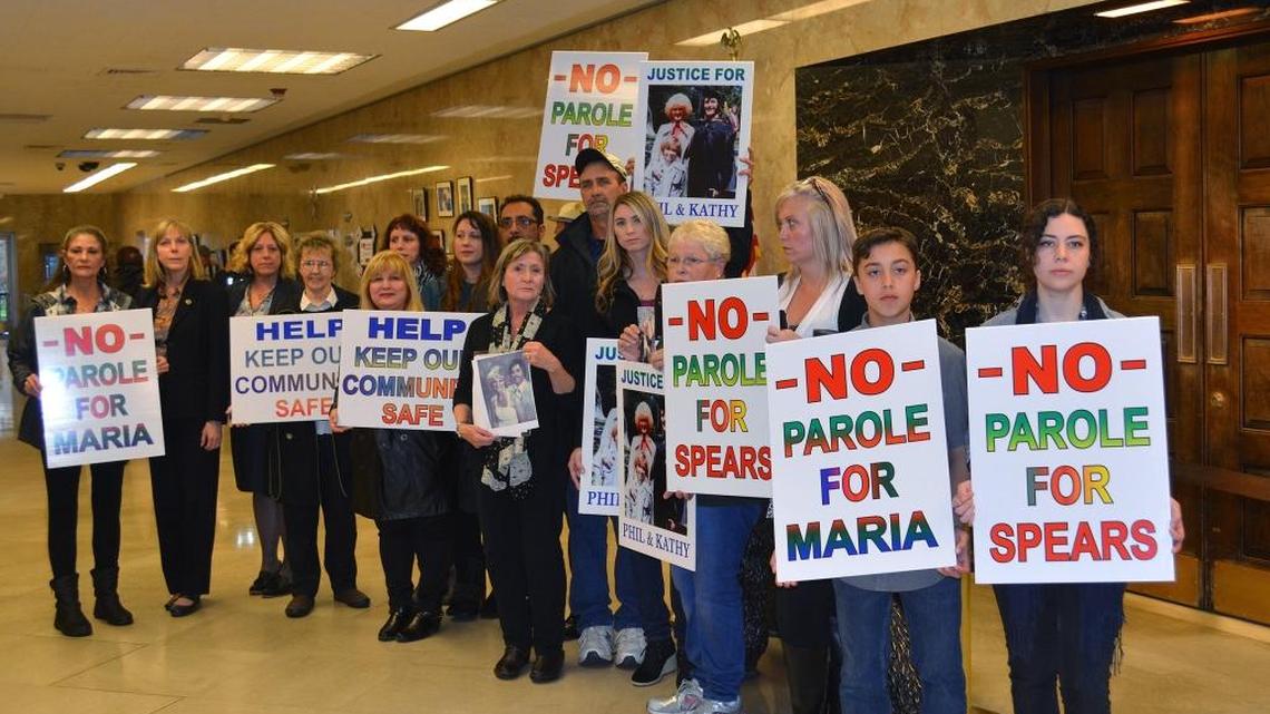Peoples’ loud voices keep killer Maria in prison, hope Gov. Brown nixes Spears parole, too