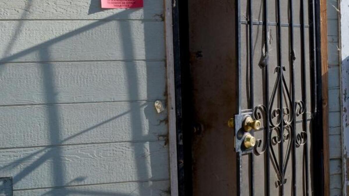 A note warns anyone against entering a condemned property in west Modesto. California faces a squatter crisis as illegal occupants exploit civil-law gaps; owners endure vandalism, long evictions and financial losses while homes sit vacant.
